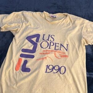 Vintage fila 1990 us open t shirt bought at event